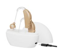 Pair Rechargeable Digital Hearing Amplifiers Amplifier BTE Sound Amplifier Device with Noise Reduction Fit for Adults and Seniors, All-Day Battery Life, Lightweight Behind The Ear, ZBD 108