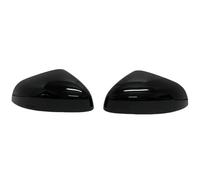 Pair Replacement For Ford For Fiesta MK8 For Puma 2018-2024 Rear View Mirror Cover Trim Rearview Mirror Cover(Black)