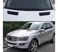 Pair Replacement Ml/gl Vent Hood Cover for - Grille Air Class (2008-2011) - Black Plastic Oem W164 (1648804305/1648804405)