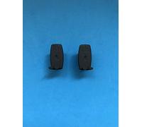 PAIR ROLLER BLIND END CAPS BROWN