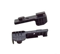 Pair Roof Wind Deflector Kit For Land Rover Defender L663 Plastic Air Guide Trim Accessory Direct Replace Lr137034 Unit