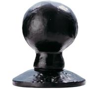 PAIR Round Ball Mortice Door Knob 60mm Diameter Black Antique Door Handle