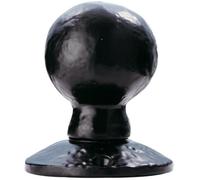 PAIR Round Ball Mortice Door Knob 60mm Diameter Black Antique Door Handle