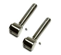 Pair Satin Brushed Finish Lever Handles Compatible with Howdens Lamona Garda | Professional Tap