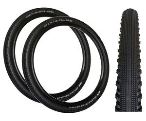 PAIR Schwalbe HURRICANE 27.5 x 2.25 Addix Performance Wired Black TYRES