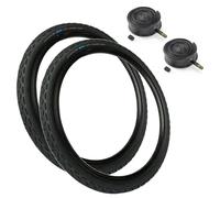 PAIR Schwalbe LAND CRUISER 24 x 1.75 Kids Black MTB Mountain Bike TYRES & TUBES