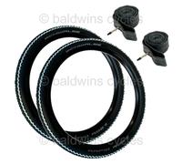 Schwalbe Rapid Rob XC K-Guard MTB Tyre - Black/White (29 x 2.25 inch)