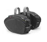 Pair Side Bags 40L Semi-Rigid Expandable, Attachment with Straps - Givi EA1