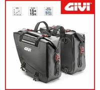 Pair Side Bags for Motorcycle GIVI Universal Waterproof / 15+15 L - GRT718