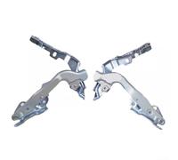 Pair Side Bonnet Hinge for Mercedes W176 A-Class, Metal Silver Replacement, Fits OE A1768800328 A1768800428, Easy Install Exterior Part
