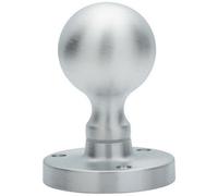 PAIR Solid Ball Mortice Door Knob 45mm Diameter Satin Chrome Door Handle