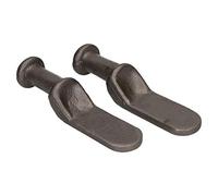 Pair Tailboard Lug Tailgate Weld-on Tailgate Dropside Forged Steel 20mm Shaft