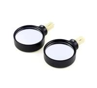 Pair Universal Motorcycle Mirror Chrome Plated Black 22mm Handle Bar End Rearview Side Mirrors Motor Accessories Motorcycle Rearview Mirror(1)