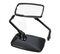 Pair Universal Rectangle Motorcycle Rearview Mirrors 10mm Chrome Retrovisor Moto Mirror Moto Motorbike Scooter E-Bike Motorcycle Bar End Mirrors(2)