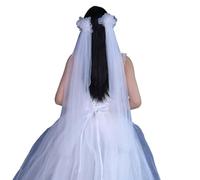 Paired Floral Veil Bridal Veil Bride To Be Gift, Bridal Shower, Wedding Sheer Ve