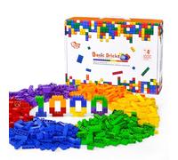 Pairez Toys Building Blocks Set, 1000 Piece Creative Compatible Bricks Set for Kids in Rainbow Color