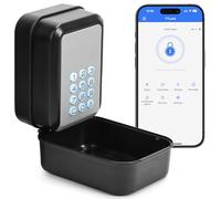 PAIRIER Smart Lock Box Large Key Lockbox TTLock APP Control, Bluetooth and Passcode Unlock Wall Mount Lock Box for Airbnb Home Realtor Office