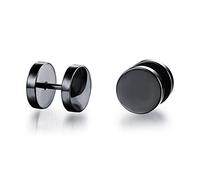Pairs Of Men'S Earring Black Stainless Earings Jewelry Perforated Clip Type Earing Fashion Jewelry Set Серёжки It is beautiful and easy to use.