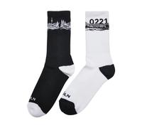 Pairs of socks Mister Tee Major City 0221 (x2) Noir 35/38