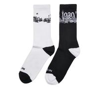 Pairs of socks Mister Tee Major City 030 (x2) Noir 47/50