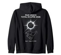Pais Vasco Total Eclipse Spain August 12 2026 Zip Hoodie