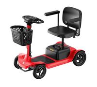 PAISEEC Powered Mobility Scooter S1-SE, 4 Wheel All Terrain Electric Scooter with PAi Safety System for Adults Seniors, 25 Miles 4 mph 280 lbs,Height Adjustable Seat, Slope Safety Mechanism