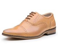 Paisley of London, Arnold Shoe, Boys Smart Formal Wedding Shoes, Tan, 3 UK