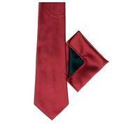 Paisley of London, Boys red tie, Boys red pocket square, Pocket handkerchief