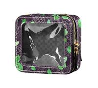 Paisley Pattern Waterproof Transparent Makeup Travel Bag, Multi, 1 Size, Colorful, multi-coloured, 1 size, Colorful