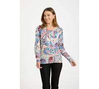 Paisley Print Knit Jumper - Red - 12