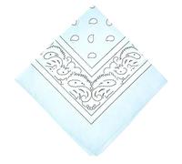 Paisley Print Men's Cotton Funky Headband Scarf Headwear Bandana UK - Sky Blue
