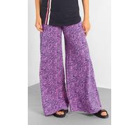 Paisley Printed Wide Leg Trouser Enorsia Pink 12