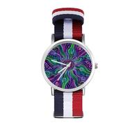 Paisley Psychedelic Piranha Fashion Watches Men Women Wrist Watch Outdoor Sports