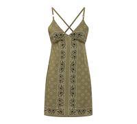 Paisley Slip Dress, female, Palm Angels, Short Dresses, Green, XS, Dresses XS
