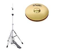 Paiste 101 Brass 14 Hi-Hat Cymbals & Stand