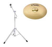Paiste 101 Brass 18 Crash/Ride Cymbal & Boom Stand