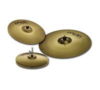 Paiste 101 Brass Cymbal Set Universal 14" HiHat, 16" Crash, 20" Ride - Cymbal Set