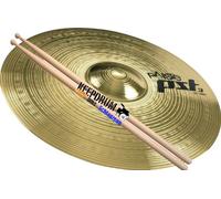 Paiste PST 3 Ride Cymbal 20 Inch + 5A KD Drumsticks