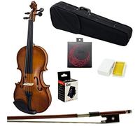 Paititi 1/10 Size Artist-100 Student Violin Starter Kit with Brazilwood Bow Lightweight Case, Extra Strings and Rosin