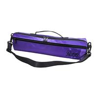 Paititi Brand New C Flute Hard Case Cover w Side Pocket/Handle/Strap Purple Color