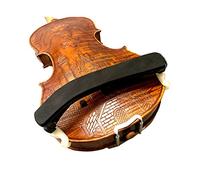 Paititi Portable Shoulder Rest for 4/4, 3/4 Violin Adjustable Feet Foam and Rubber (3/4-4/4, White Feet)