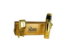 Paititi Professional Gold Plated Alto Saxophone Metal Mouthpiece #5