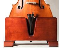 Paititi PTTCSW01 Premium Cello Burgundy Solid Wood Stand Velvet Plush Cushions 4/4 Full Size