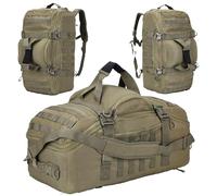 PAIWPHLI Gym Bag Duffle Bags Backpack Travel Duffle Bag with Weekend Overnight Bag for Outdoor Tactical Sports Travel Camping Hunting, green, 60L, Duffel Bag