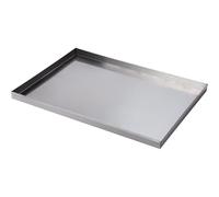 paiye Air Conditioner Drain Pan 0.8mm Durables Tray, Green Plant Pots Washing Machine Pan Drip Tray, Stainless Steel Replacement Tray Crack-Proof(50x80x4cm(20x32x1.6in))