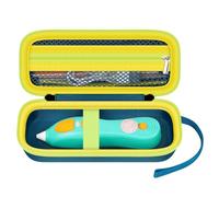 PAIYULE Case Compatible with 3Doodler Start+ Essentials(2024, 2023) for 3D Printing Pen Set for Kids, Travel Storage Organizer Holder for Filament Refill Packs and USB Charger(Box Only) Dark Green