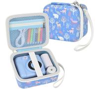 PAIYULE Kid Camera Case Compatible with Instant Camera for Kids Digital Video Cameras Storage Holder Bag for Girls Toddler Camera And Print Paper(Box Only), Sky Blue, Fashion