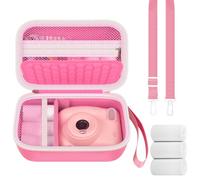 PAIYULE PU Case for Greenkinder Instant Camera for Gofunly Children's Camera, red, L, Camera Case Design