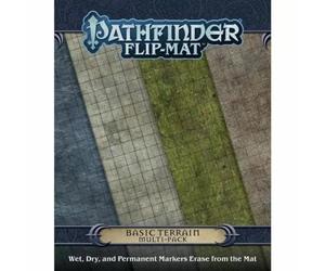 Paizo PF Flip-Mat: Basic Terrain Multi-Pack (Tabletop Game, Game, 4 flip-mats, Teen, Adult)