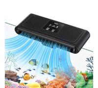 PAIZOO Aquarium Chiller Fan, Fish Tank Cooling Fans Aquarium Cooler with 3 Speed Modes, Water Chiller for Axolotl Tank Accessories Freshwater Saltwater Tanks, 6.4W